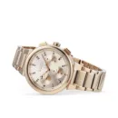 Pandora Gold-Tone Stainless Steel Watch with Black Dial - 1502592